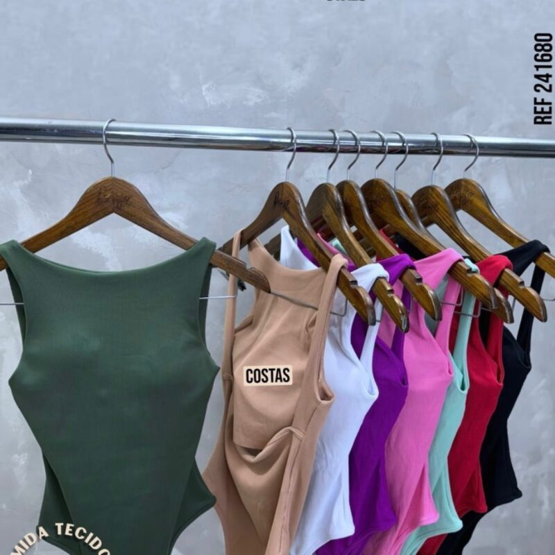 Bori canelado costas aberta