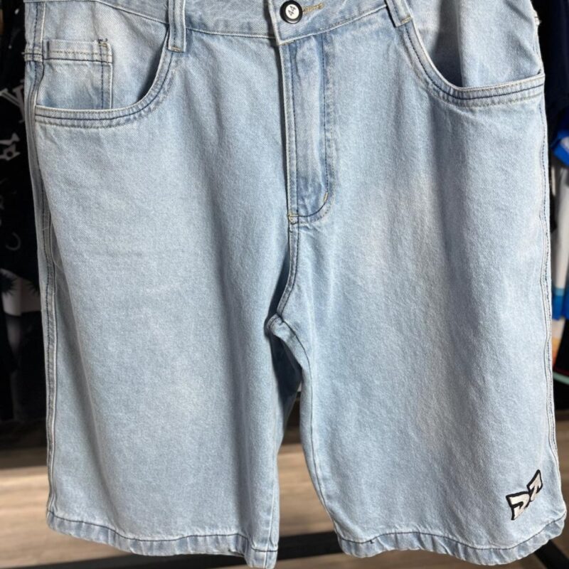 Bermuda Jeans Bordada