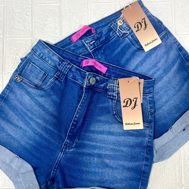 Shorts jeans feminino
