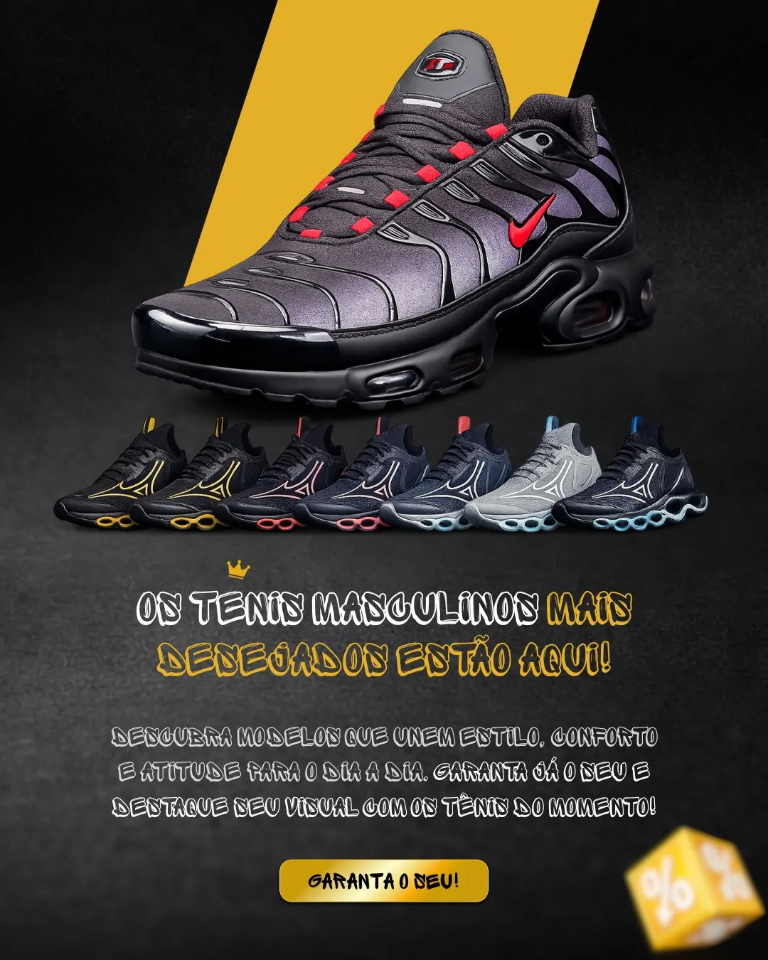 Os Tênis Masculinos Mais Desejados Estão Aqui! (1)